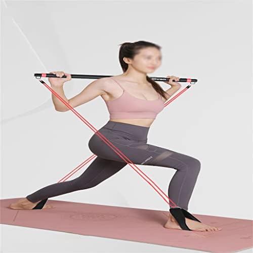 Gkmjki Full Body Workout prijenosni All - in-Fitness bar Set Oprema za trening snage Pilates trake za otpor treninga