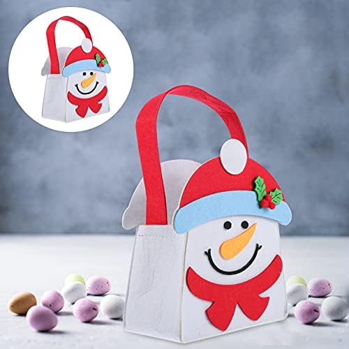 KESYOO 1pc torba DIY torba od filcane tkanine Božić tematska poklon torba za čuvanje torbica Božić ukrasi