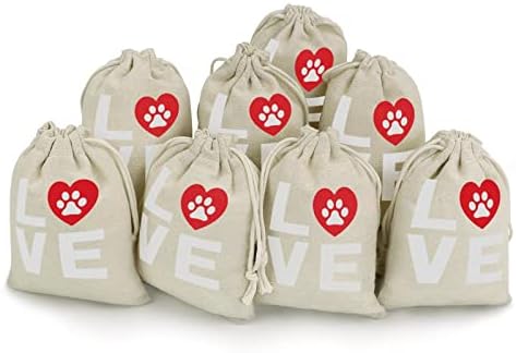 Volim svoje pseće torbe za odlaganje bombona poklon torbice za višekratnu upotrebu sklopivi i kompaktni