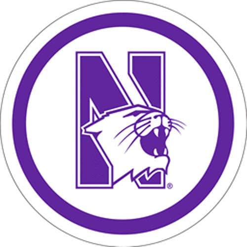 Northwestern Wildcats potrepštine-Paket uključuje papirne ploče i salvete za 10 osobe