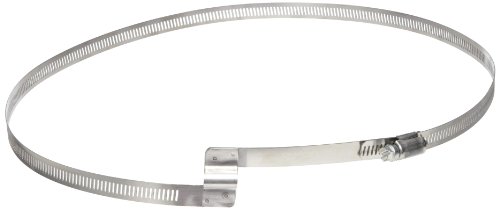 Flexaust-2200900 Flex-Cevni most od nerđajućeg čelika stezaljka za crevo za zupčanike, 9 Min Clamp ID, pakovanje od 1