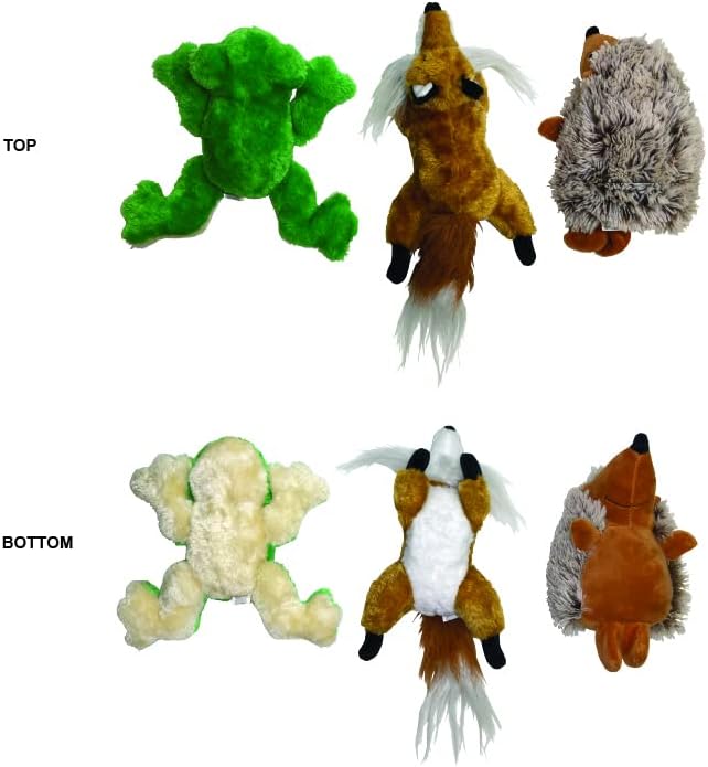 Planeta životinja plišane psečke igračke 1 Svaka žaba / ježeva / lisica 9 x 6 igračka w / kvrgava glava;