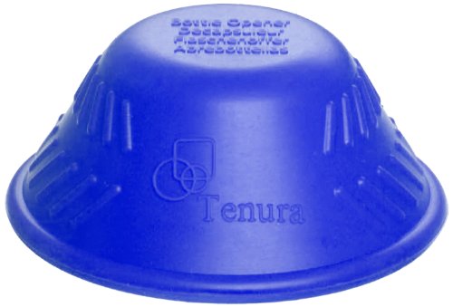 SP Ableware Tenura 100 posto Silikonski otvarač za flaše, plava-prečnik 2,5 inča