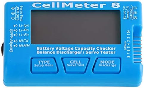 8-u-1 RC CellMeter 8 digitalni 2s~8S Battery Checker Battery Balancer LCD pozadinsko osvjetljenje