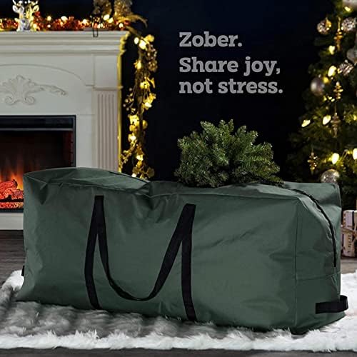 Božić tree bag, za vijenac kontejneru Navidad Gumenjaci od vlage & amp; šteta Dual Handles & amp; elegantan Dual Zipper storage torbe