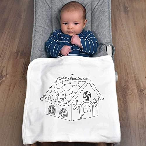 Azeeda 'Gingerbread House' Pamuk Baby pokrivač / šal