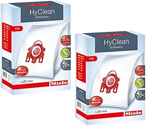 Miele HyClean 3d efikasnost prašine, tip FJM, 8 torbe & 4 filteri, Crvena