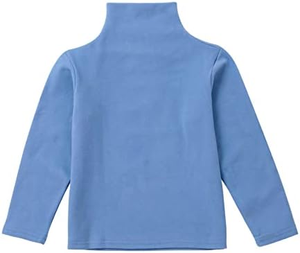 Loyan Boy's Girl Termal dugih rukava Fleece obložen kompresijom bazne košulje za košulje Crewneck majice Mekane teže