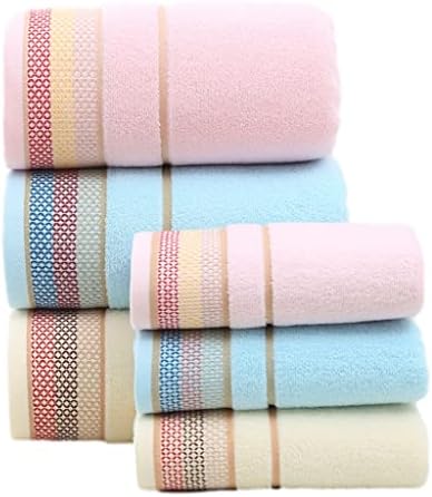 TJLSS ručnik Rainbow Net Veliki ručnik kupatilo Set dame meko sredstvo za pranje lica plivanje ručnik za plažu (boja: ružičasta, veličina