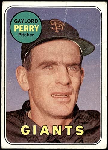 1969 TOPPS Br. 485 Yn Gaylord Perry San Francisco Giants Fair Giants