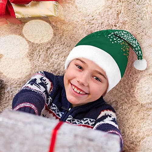 St Patricks dan pliš Božić šešir Naughty i lijepo Santa kape sa pliš obodom i Comfort Liner Božić