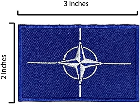 A-One NATO simbol grb + NATO jedinstvo Označi kolekcionarska krpa od tkanine + island kolekcionarski marka patch, svjetske značke zastava za šešire Jeans Socks prsluk No.065 + 422p