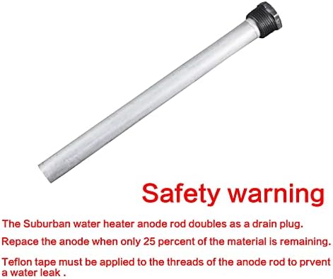 Rv grijač anodni štap 2 paketa Eau magnezijum Rv rezervoar za toplu vodu anodni štap Suburban i Morflo-9,25 Long & 3/4 Thread-dugotrajna zaštita rezervoara od korozije