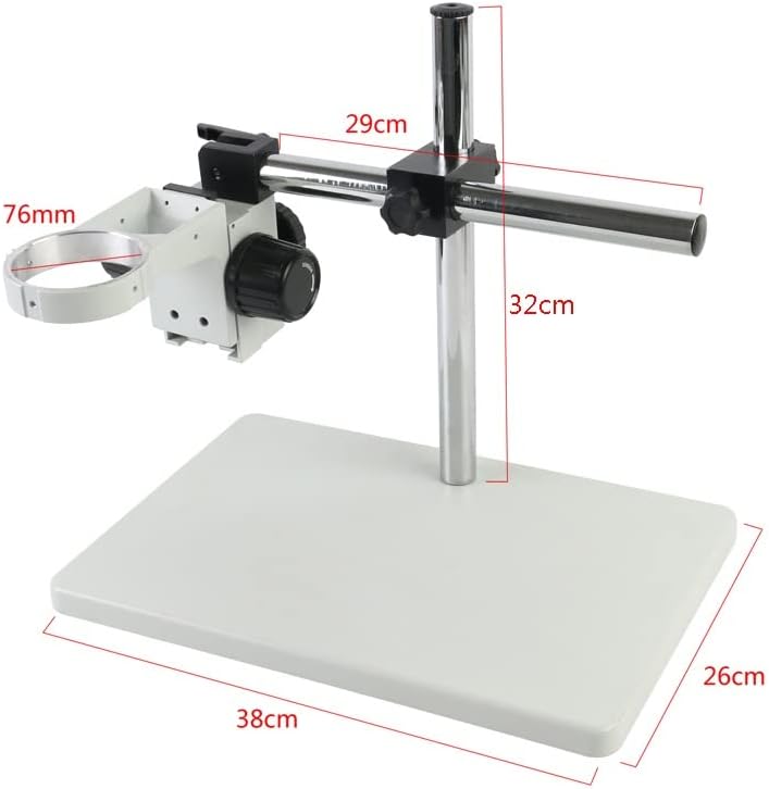Mjwdp industrijski dvogled Trinokularni mikroskop držač držača držača držača 76mm univerzalni 360 rotirajući