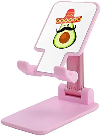 Meksički avokado sa Sombrero Print mobitelom Stand kompatibilan sa tabletima iPhone prekidača Sklopivi podesivi držač za mobitel