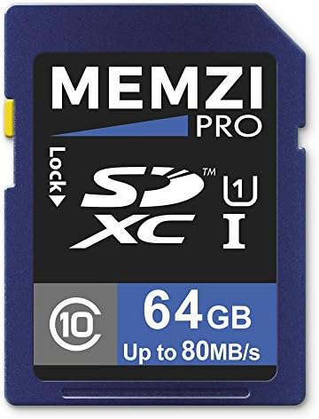 MEMZI PRO 64GB Klasa 10 80MB/s SDXC memorijska kartica za Nikon Coolpix P7800, P7700, P7100, P7000,