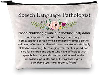 G2tup logopedski poklon govorni jezik Patolog definicija torba za šminkanje SLP kozmetička torba zahvalnost