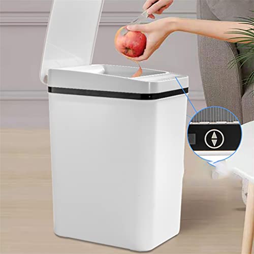 Sawqf Smart Induction automatska preklopna kanta za smeće Kućni toalet uski zazor prsten za sortiranje smeća kanta za smeće