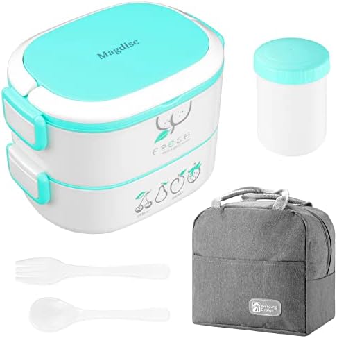 Letsport Bento komplet kutija za ručak, sve-u jednom komplet japanskih kutija za ručak, kontejneri za ručak velikog kapaciteta, posuda za pripremu obroka bez nepropusnosti BPA, uključuje šolju za supu, set posuđa od 2 komada, torba za ručak