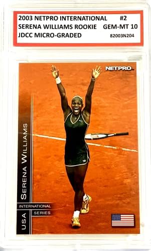 Serena Williams 2003 Netpro International Gem-MT 10 Rookie Card # 2! Koza !!!