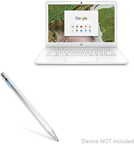Boxwave Stylus olovka Kompatibilna sa HP Chromebook - AccuPoint Active Stylus, Elektronski stylus sa ultra finim vrhom - Metalno srebro
