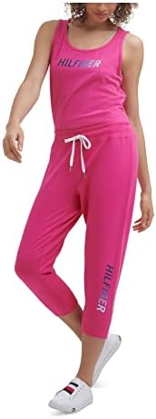 Tommy Hilfiger Sport Žene Heather Logo Capri hlače ružičasta m