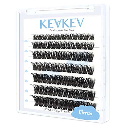 Lash Clusters 84 kom Cluster Lashes Clusters Eyelash Clusters Cirrus, d-8-16mix + Cluster Lash ljepilo i