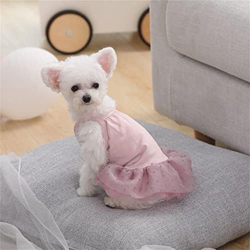 Houkai odjeća za pse roze Gaza suknja za kućne ljubimce suknja za pse suspenzije čipkasta Odjeća