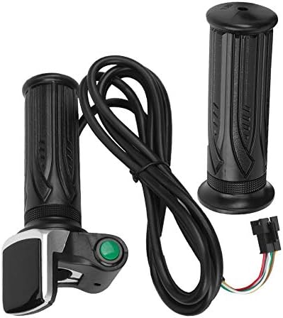 Električni držač gasa za bicikle, 1.5 m električni Leptir za gas za okretanje gasa, ručka sajle za gas sa LCD ekranom, Ergonomski dizajn ručica gasa za električne bicikle i električne skutere
