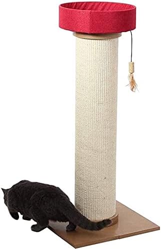 Haieshop Cat Tree Condo Stub Za Grebanje Mačji Toranj Vertikalni Rimski Stub Bold Sisal Mačka Igračka Za Brusnu Kandžu Platforma Za Skakanje Mačke 716