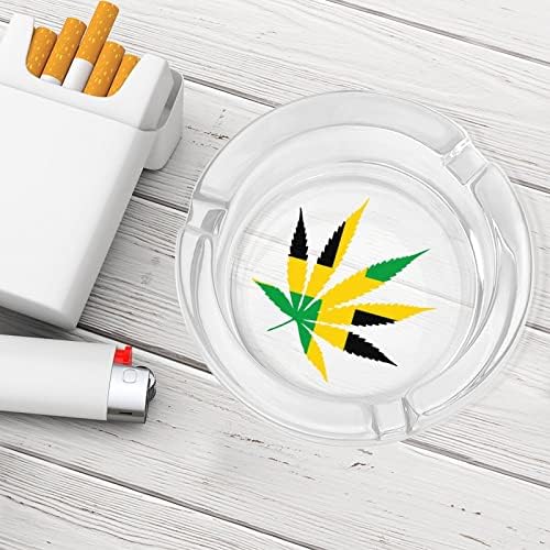 Jamajčka zastava za zastavu Korov pepeo pepeo za cigarete otporne na vjetropstvo može tiskati maštoviti ladice