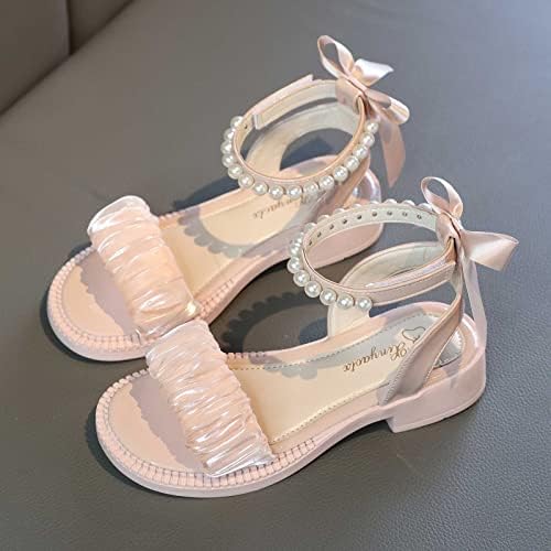 Djevojke Sandale Kids Open The Ankles Arret haljina za cipele za vjenčanje za dijete Kids Princess Toddler Tenisice