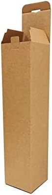 HNKZUEE 2.0 x 2.0 x 15.1 visoka Super čvrsta valovita kartonska kutija dugog oblika za pakovanje, otpremu, čuvanje i selidbu