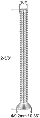Uxcell 10 -24x2-3 / 8 ravni vijci za glavu Phillips 304 vijci od nehrđajućeg čelika 25pcs