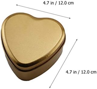 Doitool boxes u obliku srca 12pcs kutije za limane ploče u obliku slova srca kutije za biskvizite prazne