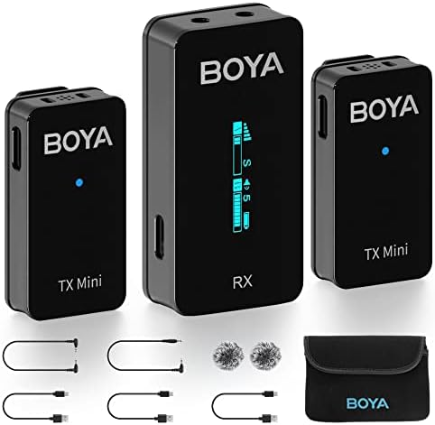 BOYA 2.4 GHz Cilp na Wireless Lavalier Mikrofon za Canon Nikon Sony DSLR kamera kamkorder Android punjiva