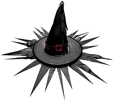 YIISU nC6gC1 2pc Halloween Witch šešir dekoracija za zabavu rekviziti Led sjajni duh šešir