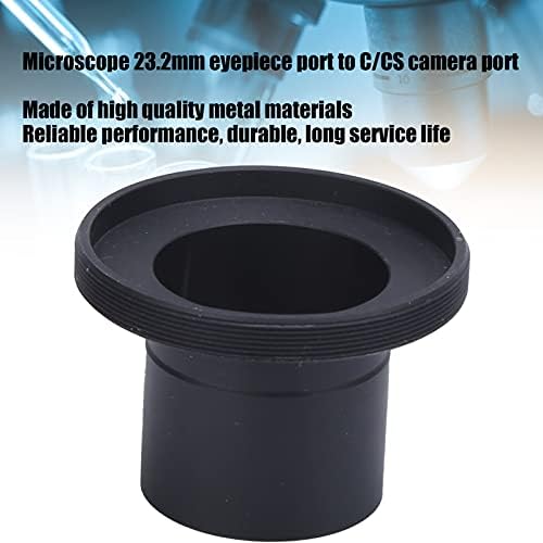 Adapter za mikroskopski prsten, 23,2 mm priključak za okular na C / CS priključak za kameru adapterski prsten za biološki mikroskop, mikroskop povezan sa kamerom