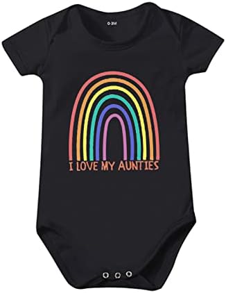 Novorođenče odjeća za djecu od dječje dijete odjeća duga Rainbow Ispis Volim svoje Anties Baby Playsuit