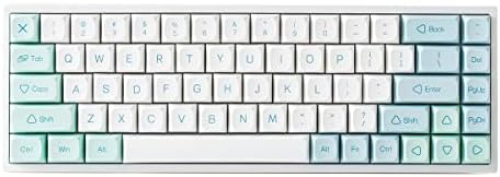 YUNZII KC68 Hot Swapable mehanička tastatura, Gradient Clear akrilna tastatura Cover Protector