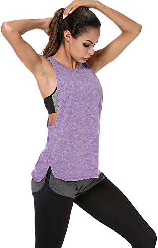 Lierkiss Atletic Žene TOPLES LATE FIT ACTITERWEWOUT Odjeća za odjeću Sportski trčanje Yoga vrhovi pamučne majice