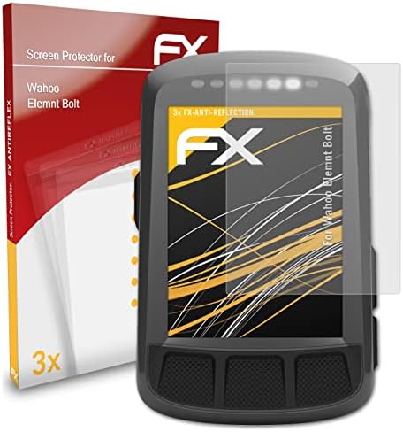 Atfolix zaštitnik ekrana kompatibilan sa Wahoo Elemnt folijom za zaštitu ekrana, Antirefleksnom i FX zaštitnom folijom koja apsorbuje udarce