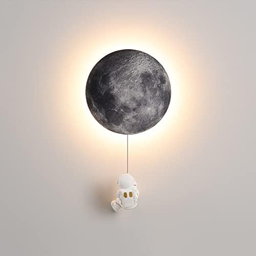 LED dječija soba zidna Sconce astronaut zidno svjetlo moderna Planetska zidna lampa, 3000k topla