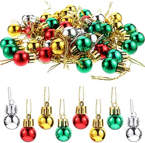 96 komada Božić Balls Božić tree Ornaments Balls Exquisite Colorful Ball dekoracija privjesak za odmor Party Decor