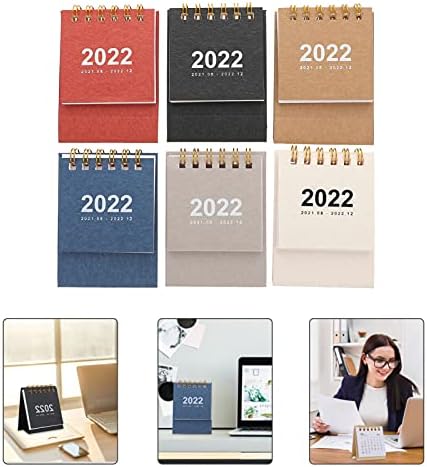 HOMOYOYO uredski dekor 48 kom 2022 Mini desktop kalendar 2022 Stolni stolni kalendar 2022 2022