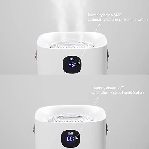 Ovlaživači za spavaće sobe prijenosni ovlaživači hladne magle 2l ovlaživač zraka s dvostrukom