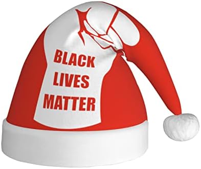 CXXYJYJ Black Lives Matter Božićni šešir Mans ženski vilenjački šešir Unisex vilenjački šešir