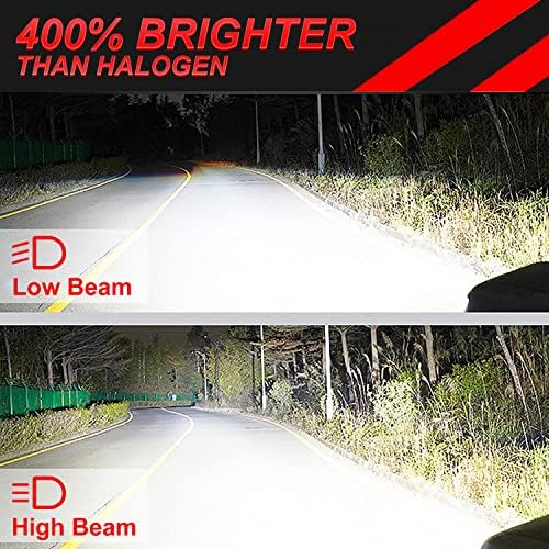Shenkenuo Fit za Toyota RAV4 9005 High Beam + 9005 LED svjetlosne žarulje sa niskim snopom Combo + H16