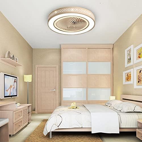 Chezmax Moderni stropni ventilator LED lampica za osvjetljenje daljinskog upravljača ventilator
