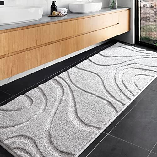 Dexde trkač sa prostirkama za kupatilo 24 x 60 inča, izuzetno dugačak tepih za kupatilo Neklizajući, prostirke